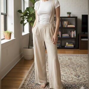 Chic Beige Women's Jumpsuit
